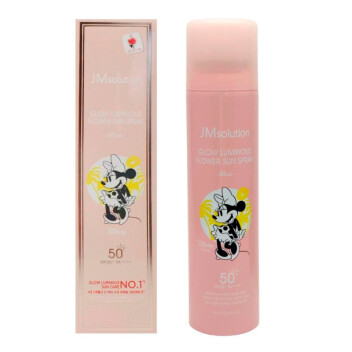[JMSOLUTION] Омолаживающий солнцезащитный спрей с розой Glow Luminous Flower Sun Spray SPF50+ PA++++ Disney, 180 мл