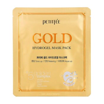 [PETITFEE] Маска гидрогелевая для лица с золотом Gold Hydrogel mask pack, 30 мл