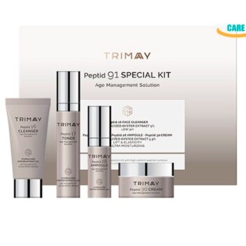 [TRIMAY] Набор миниатюр (пенка, тонер, сыворотка, крем) Mini set Peptid 91 Special Kit