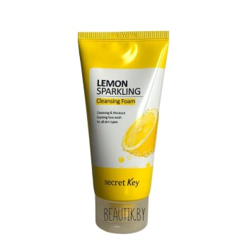 [SECRET KEY] Пенка для умывания с лимоном Lemon Sparkling Cleansing Foam, 120 гр