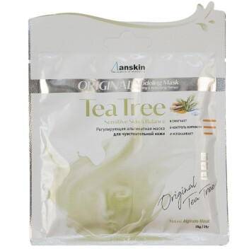 [ANSKIN] Маска альгинатная с экстрактом чайного дерева (саше) Teatree Modeling Mask Refill, 25 гр