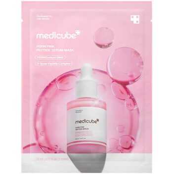 [MEDICUBE] Тканевая лифтинг-маска с ПДРН и пептидами PDRN Pink Peptide Serum Mask, 23 мл
