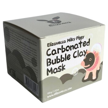 [ELIZAVECCA] Маска для лица ОЧИЩАЮЩАЯ ПУЗЫРЬКОВАЯ Сarbonate Bubble Clay Mask, 100 мл