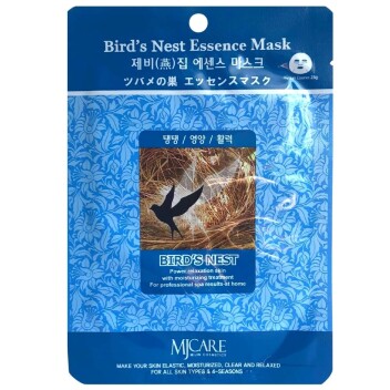 [MJCARE] Маска тканевая для лица ласточкино гнездо Bird’s Nest Essence Mask, 23 гр