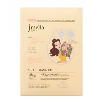 [JMSOLUTION] Тканевая маска увлажняющая парфюмированная JMELLA IN FRANCE BLOOMING PEONY MASK DISNEY, 30 мл