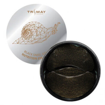 [TRIMAY] Патчи с муцином улитки Black Snail Gold Nutrition Eye Patch, 90 шт