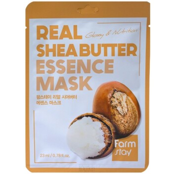 [FARM STAY] Тканевая маска с маслом Ши Real Sheabutter Essence Mask, 23 мл