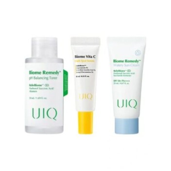 [UIQ] Набор: Biome Remedy тонер 50 мл + сыворотка с витамином С 10 мл + Biome Remedy SPF-крем, 20 мл
