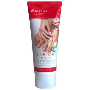 [3W CLINIC] Крем для ног Enrich Lovely Foot Treatment, 150 мл