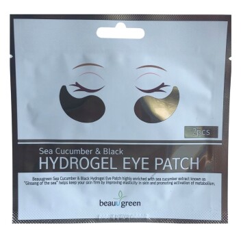 [BEAUUGREEN] Патчи для глаз гидрогелевые Sea Cucumber & Black Hydrogel Eye Patch, 4 мл