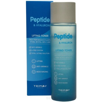 [TRIMAY] Увлажняющий тонер с пептидами Peptide & Hyaluron Lifting Toner, 210 мл