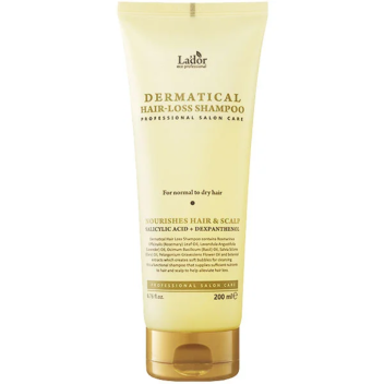 LA’DOR Бессульфатный шампунь против выпадения волос DERMATICAL HAIR-LOSS SHAMPOO, 200 мл