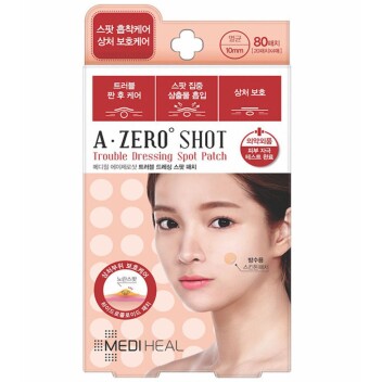 [MEDIHEAL] Патчи точечные от прыщей A-ZERO SHOT TROUBLE DRESSING SPOT PATCH, 4 *20 шт
