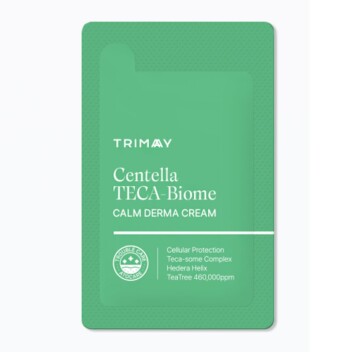 [TRIMAY] Противовоспалительный крем с чайным деревом (пробник) Centella Teca-Biome Calm Derma Cream, 1 мл