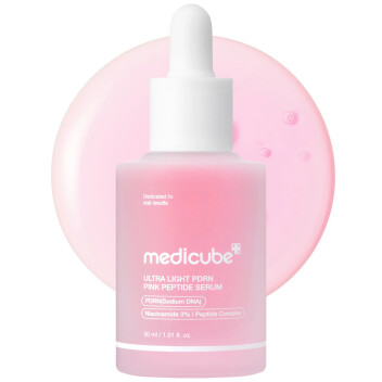 [MEDICUBE] Сыворотка с ПДРН и пептидами (облегченная) PDRN Pink Peptide Ultra Light, 30 мл