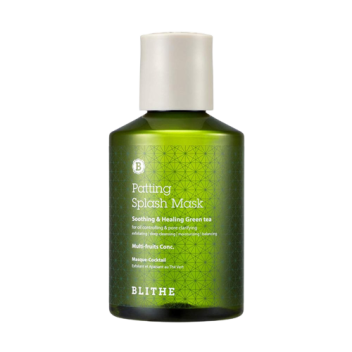 [BLITHE] Сплэш-маска для проблемной кожи «Зеленый Чай» Patting Splash Mask Soothing & Healing Green Tea, 70 мл