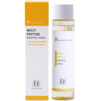 FACE REVOLUTION Антивозрастной тонер с пептидами MULTI PEPTIDE BOOSTING TONER, 200 мл
