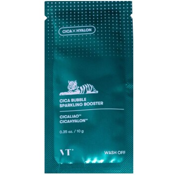 [VT COSMETICS] Кислородная маска-пенка с центеллой азиатской Cica Bubble Sparkling Booster, 10 гр