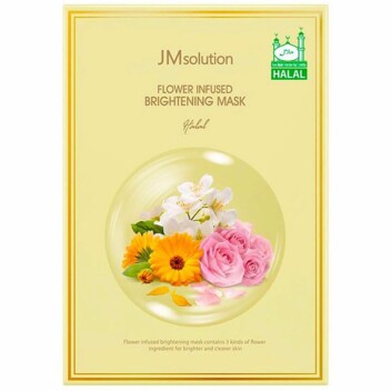 [JMSOLUTION] Осветляющая тканевая маска с экстрактом цветов Infused mask flower brightening, 30 мл