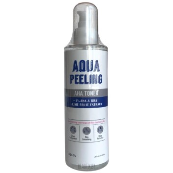 [A’PIEU] Тонер для лица с кислотами и экстрактом лайма AQUA PEELING AHA TONER, 250 мл