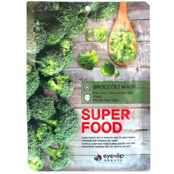 [EYENLIP] Тканевая маска с экстрактом брокколи Super Food Broccoli Mask, 23 мл