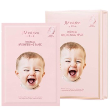 [JMSOLUTION] Гипоаллергенная осветляющая маска для лица MAMA PURENESS BRIGHTENING MASK, 30 мл