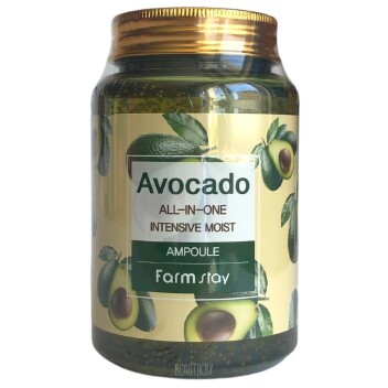 [FARM STAY] Многофункциональная сыворотка для лица с авокадо Avocado All-In-One Ampoule, 250 мл