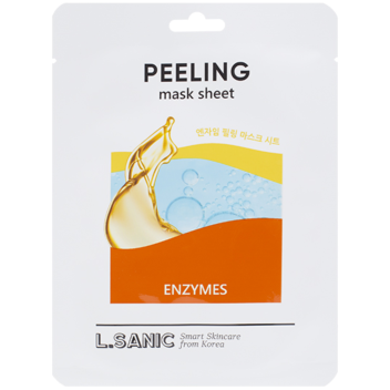 [L.SANIC] Маска тканевая обновляющая с энзимами Enzymes Peeling Mask Sheet, 25 мл
