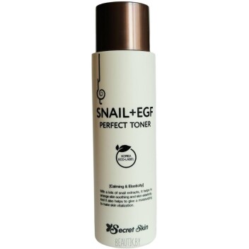 [SECRET SKIN] Тонер для лица с экстрактом улитки SNAIL+EGF PERFECT TONER, 150 мл
