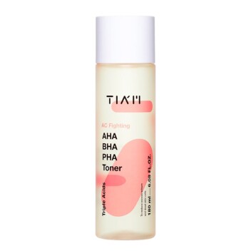 [TIAM] Тонер очищающий с кислотами для проблемной кожи AC Fighting AHA BHA PHA Toner, 180 мл