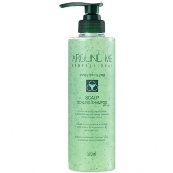[WELCOS] Шампунь-скраб для волос и кожи головы Around Me Scalp Scaling Shampoo Plus, 500 мл