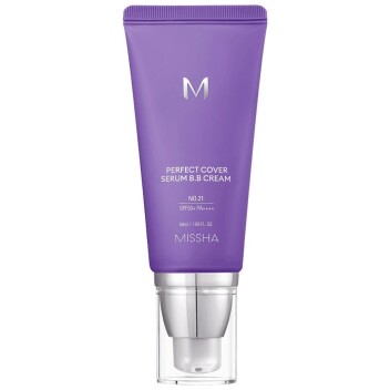 [MISSHA] BB-крем M Perfect Cover Serum BB Cream (No.21/Light Beige), 50 мл