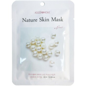 [FOODAHOLIC] Маска тканевая жемчуг Pearl Nature Skin Mask, 23 мл