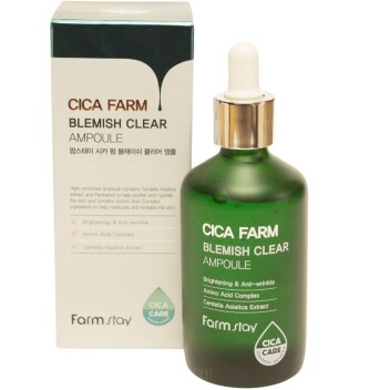 [FARM STAY] Сыворотка ампульная с экстрактом центеллы для проблемной кожи Cica Farm Blemish Clear Ampoule, 100 мл
