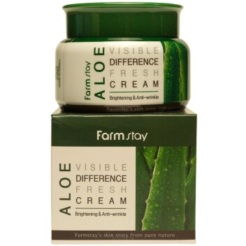 [FARM STAY] Крем для лица с экстрактом алоэ Visible Difference Fresh Cream Aloe, 100 мл