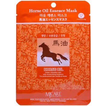 [MJCARE] Маска тканевая конский жир Horse Oil Essence Mask, 23 гр