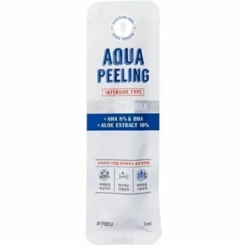 [A’PIEU] Пилинг для лица на ватной палочке Aqua Peeling Cotton Swab (Intensive), 3 мл