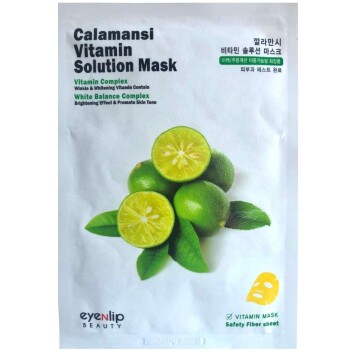 [EYENLIP] Тканевая маска каламанси Calamansi Vitamin Solution Mask, 25 гр
