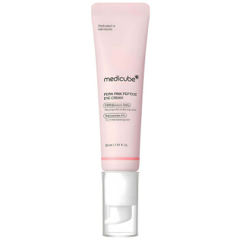 [MEDICUBE] Осветляющий крем для век с ПДРН и пептидами PDRN Pink Peptide Eye Cream, 30 мл