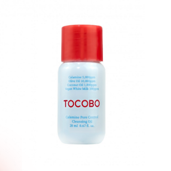 [TOCOBO] Масло гидрофильное очищающее с каламином Calamine pore Control Cleansing Oil, 20  мл