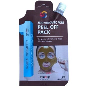 [EYENLIP] Маска-плёнка с вулканической глиной POCKET Jeju Volcanic Pore Peel Off Pack, 25 гр