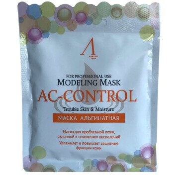 [ANSKIN] Маска альгинатная для проблемной кожи, акне (саше) AC Control Modeling Mask, 25 гр