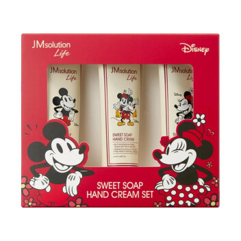 [JMSOLUTION] Подарочный набор кремов для рук LIFE DISNEY SWEET SOAP HAND CREAM SET, 3 шт * 50 мл