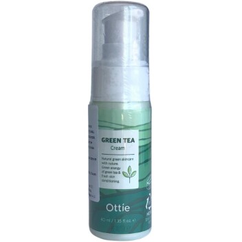[OTTIE] Универсальный увлажняющий крем для лица Green Tea Cream, 40 мл