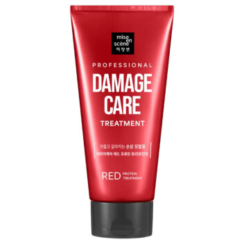 [MISE EN SCENE] Маска для поврежденных волос Damage Care Treatment (Red), 330 мл