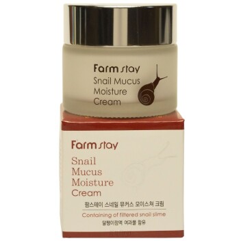 [FARM STAY] Увлажняющий крем с экстрактом улитки Snail Mucus Moisture Cream, 50 гр