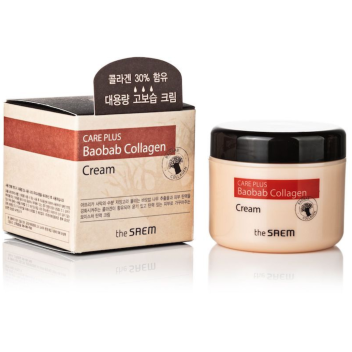 [THE SAEM] Крем коллагеновый баобаб Care Plus Baobab Collagen Cream, 100 мл