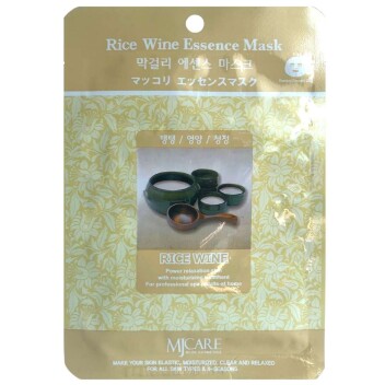 [MJCARE] Маска тканевая для лица Макколе (рисовое вино) Rice Wine Essence Mask, 23 мл