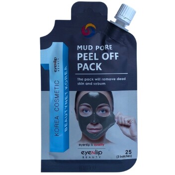 [EYENLIP] Маска-плёнка для очищения пор POCKET Mud Pore Peel Off Pack, 25 гр