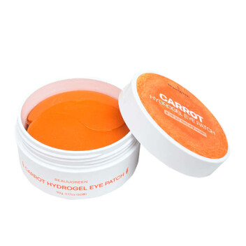 [BEAUUGREEN] Маски-патчи для кожи вокруг глаз гидрогелевые с морковью Carrot Eye Patch (Medium Type) / 30 пар
